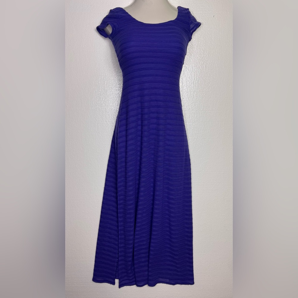 Lilly Pulitzer Ramsey maxi dress grape purple illusion stripe pattern size XS